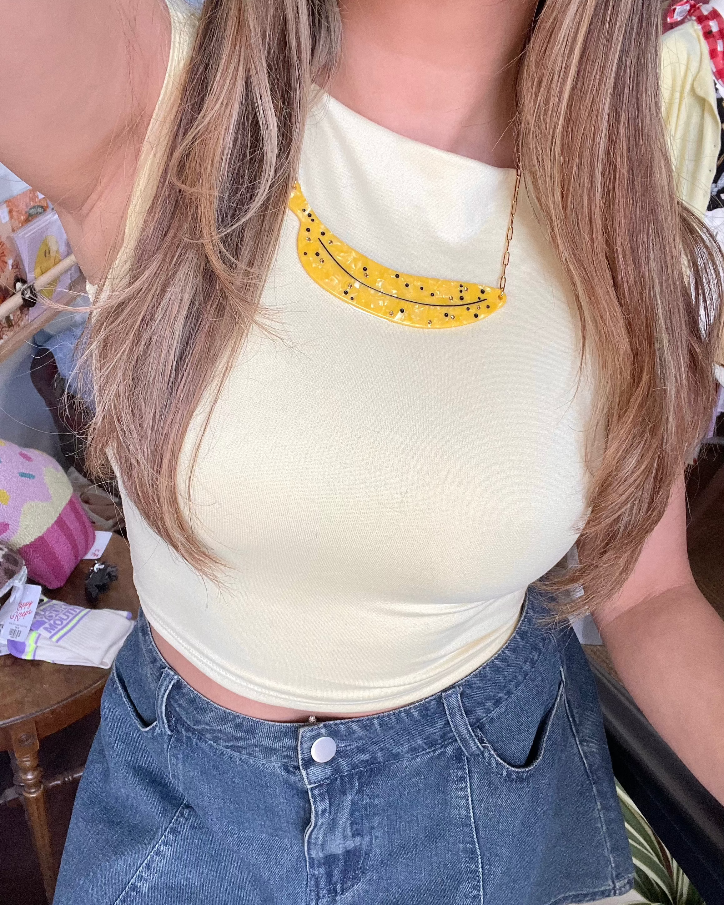 Ripe Banana Necklace