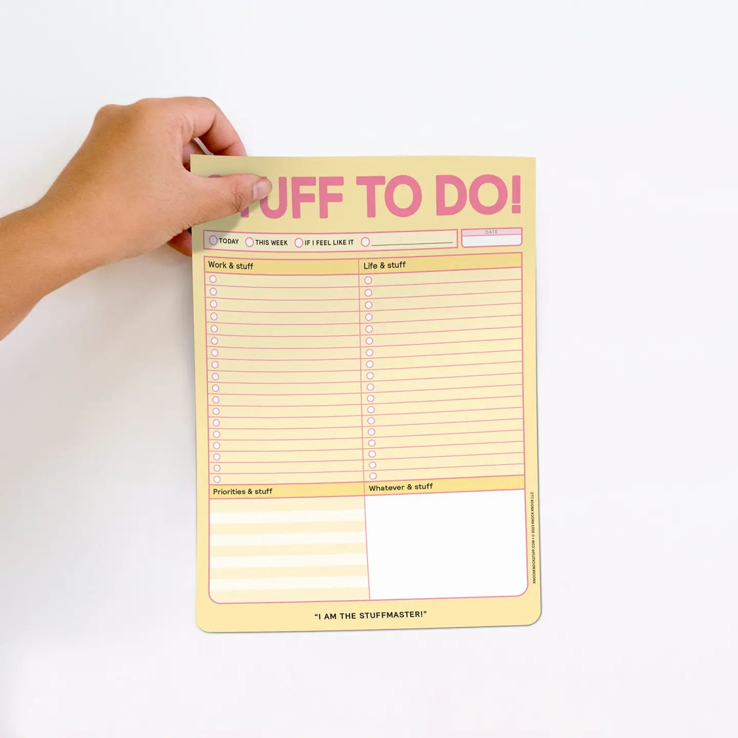 Stuff To Do Sticky Notepads