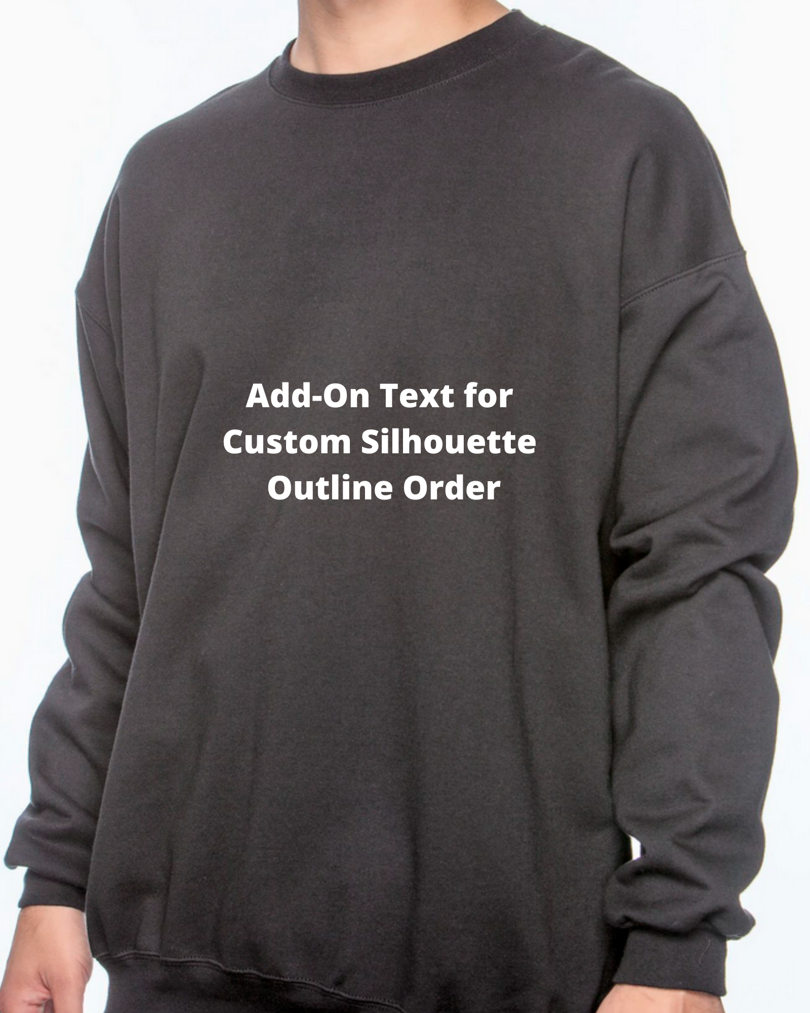 Customize it! Embroidered Add-On Text (Sleeve or Bottom of outline)