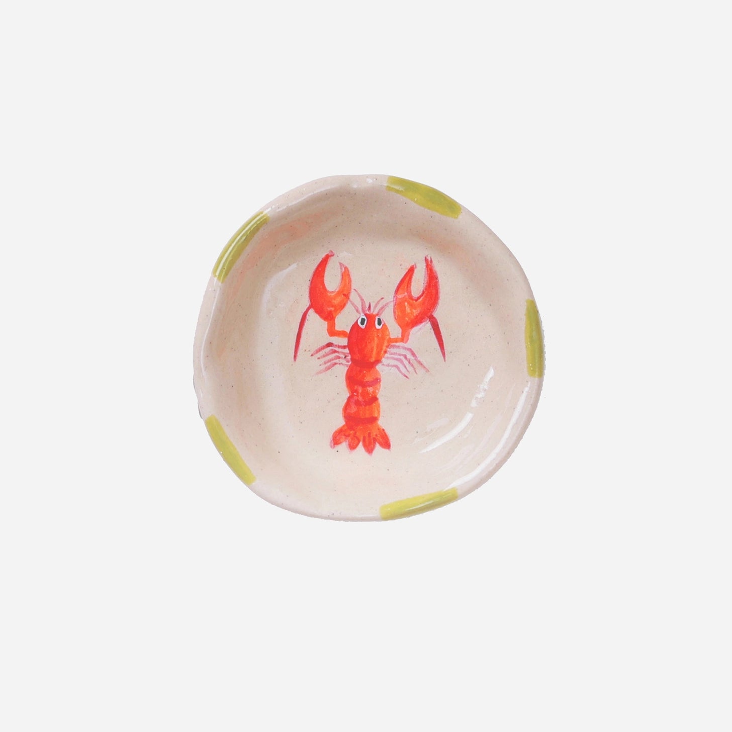 Small Ceramic Trinket / Ring Dish - Lobster