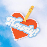 Large Luggage Tag - Howdy