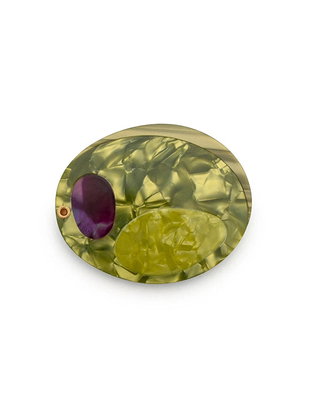 Olive Compact Mirror