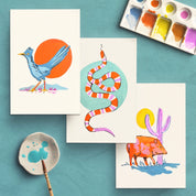 Watercolor Painting Kit : Southwest Animals