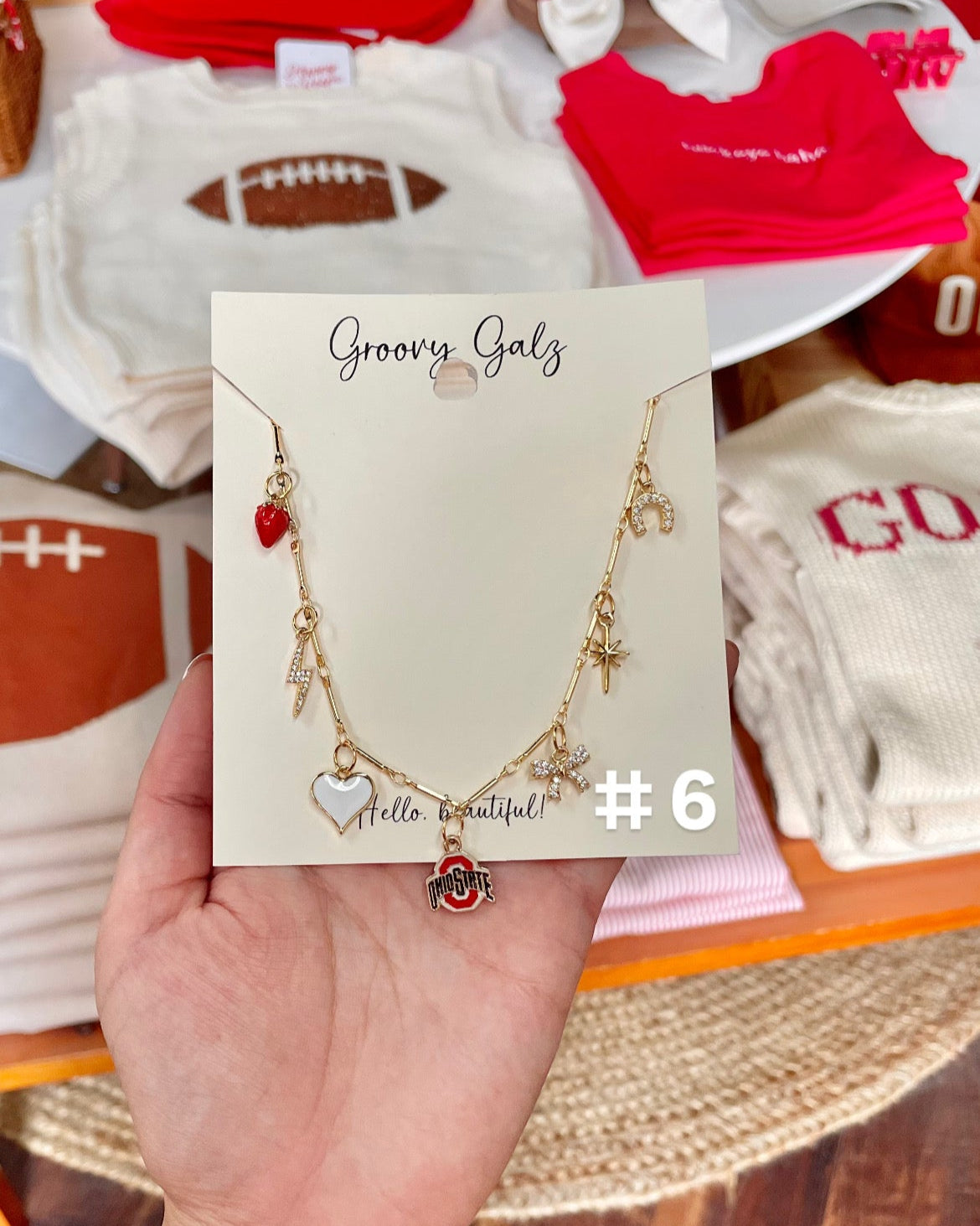 Ohio State Charm Necklaces