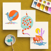 Watercolor Painting Kit : Southwest Animals