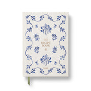 Guided Recipe Journal - Blue Floral