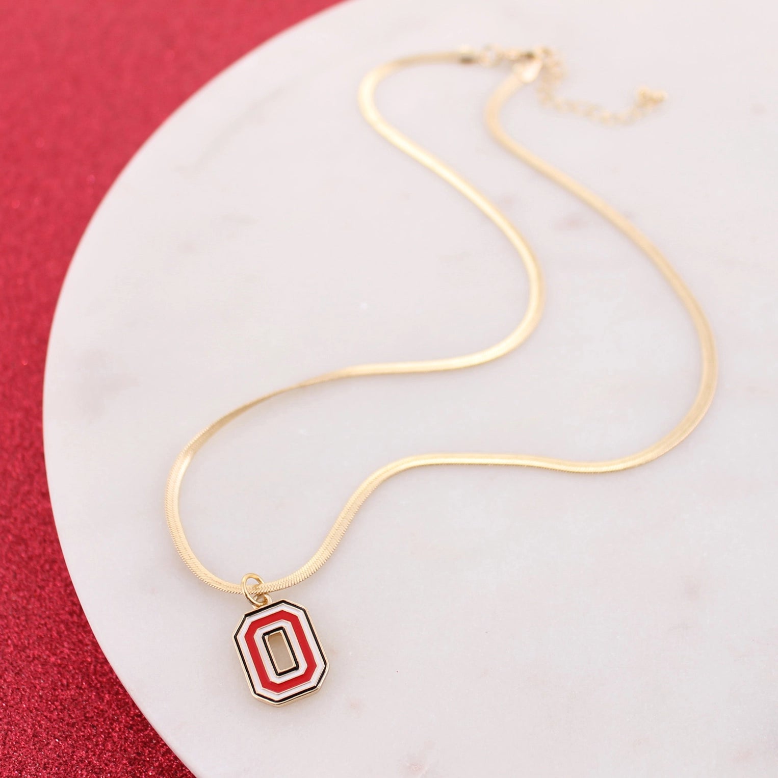 18” Ohio State Gold Necklace