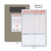 Around The House Notepad w/ Magnet