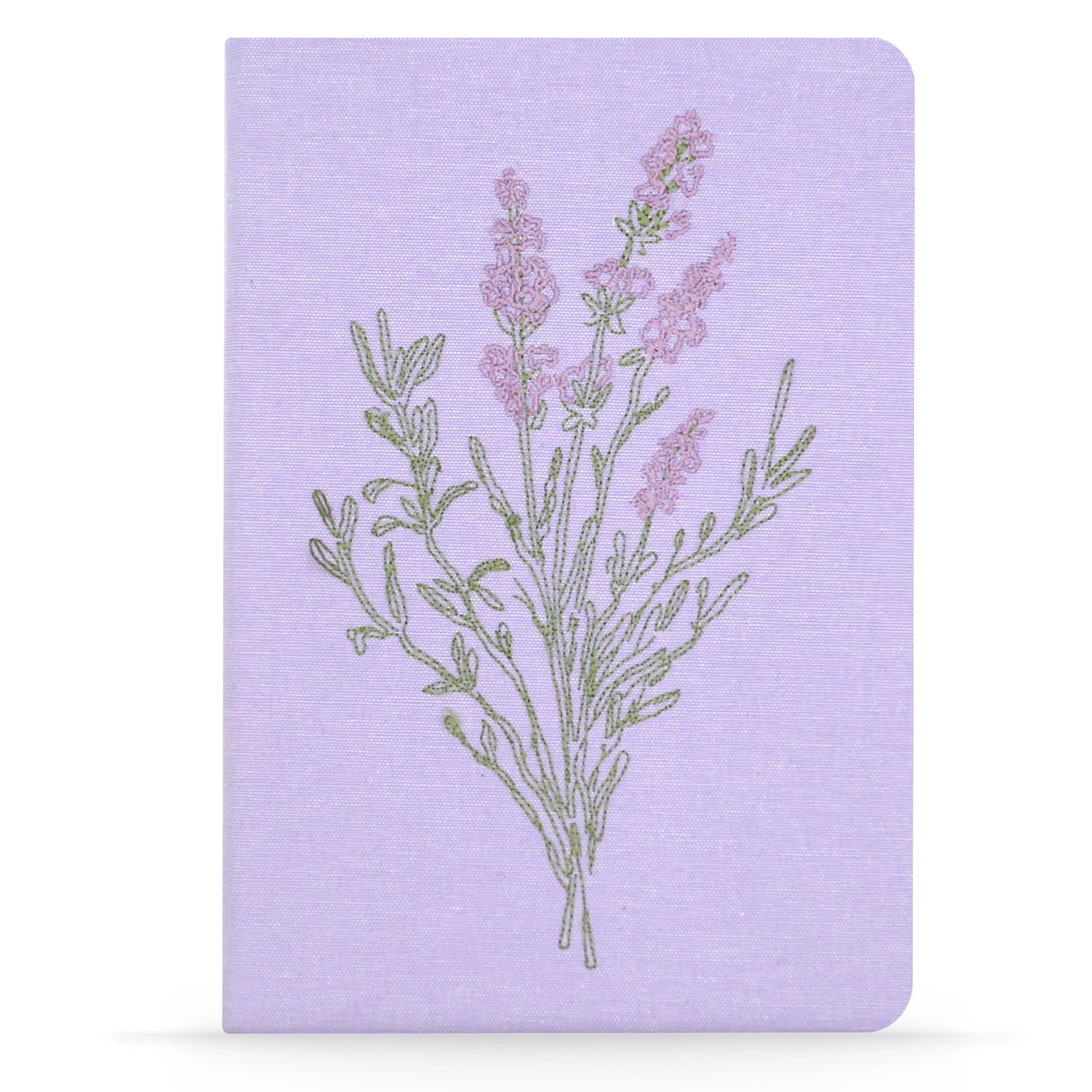 Lavender Bunch Embroidered Journal Notebook