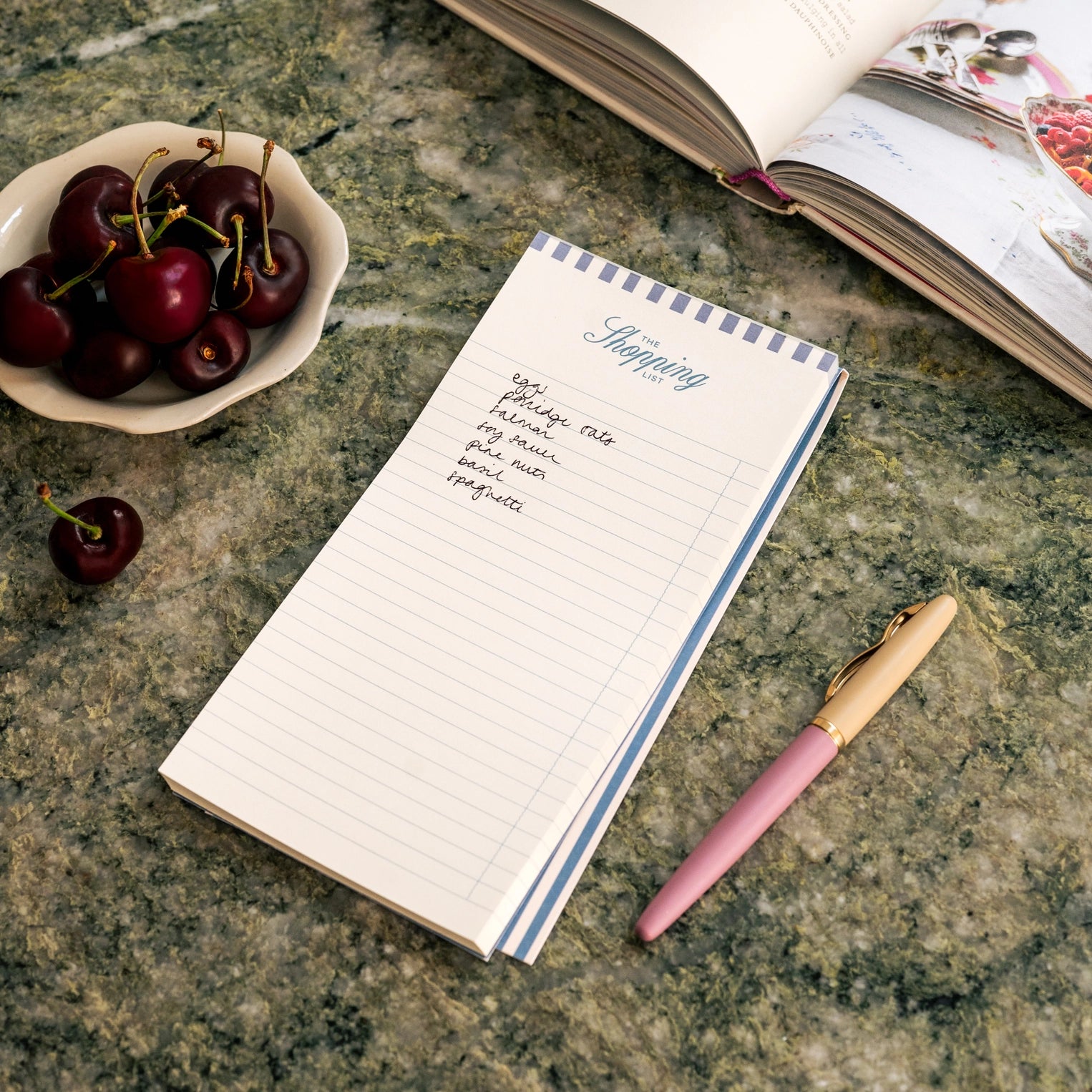 Shopping List Pad - Cherries