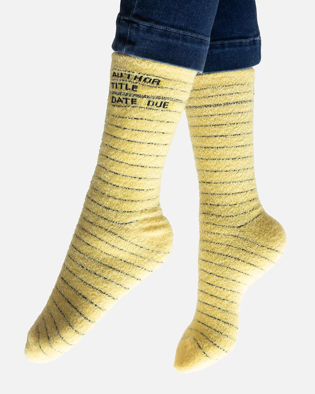 Library Card Cozy Socks