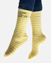 Library Card Cozy Socks