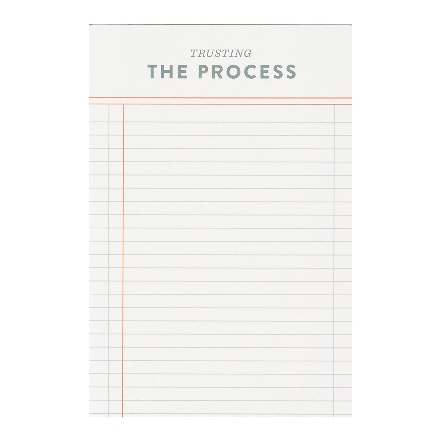 Trusting The Process Notepad