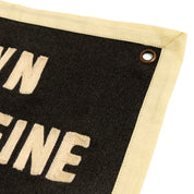 Slow Down Embroidered Banner
