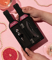Wine Accessory Set - Sippin' With The Girl Next Door