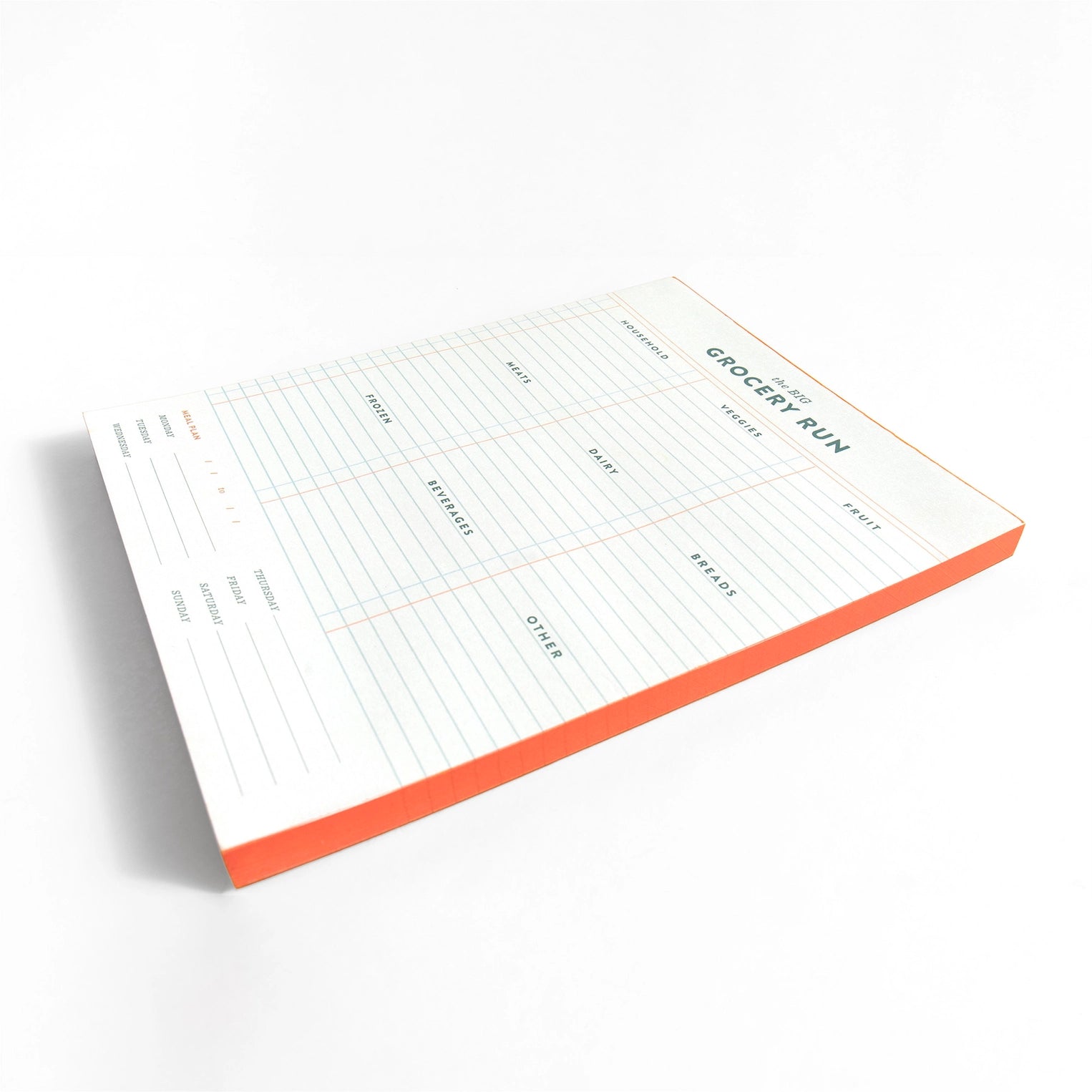 Big Grocery Run Weekly Notepad