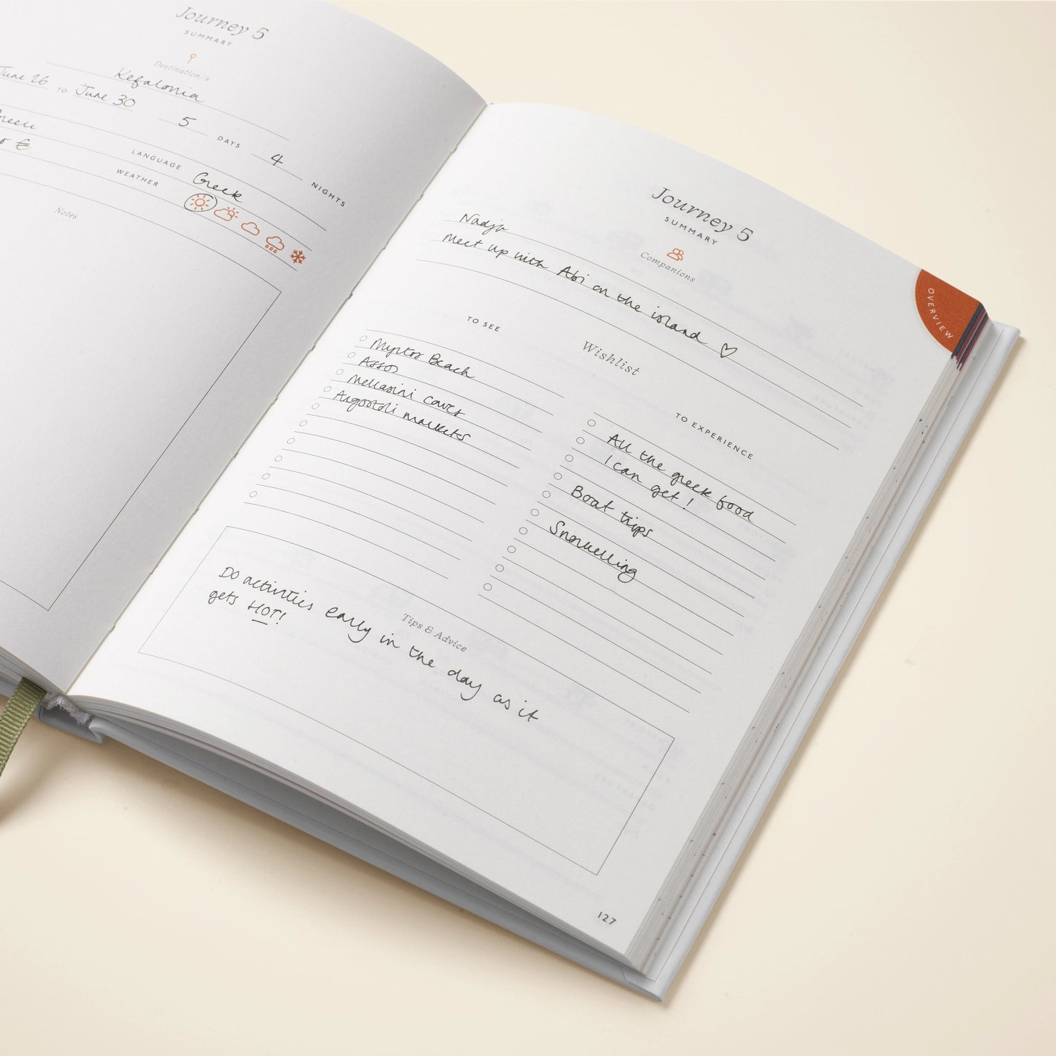 Guided Travel Journal