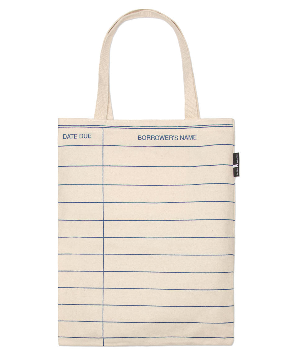 Library Card Tote Bag