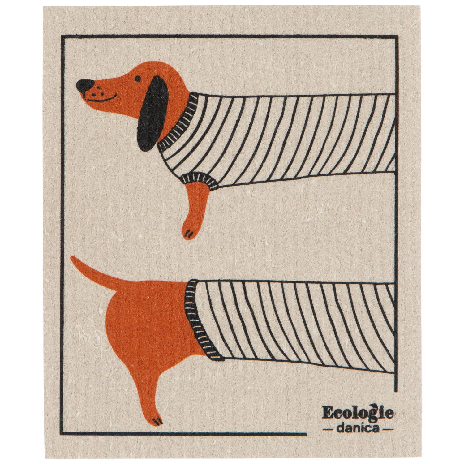 Dachshund Swedish Dishcloth
