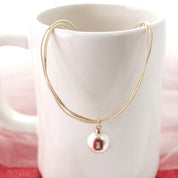 18" Ohio State Pearl Gold 3-Strand Necklace