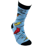 I'd Rather Be Bird Watching Socks