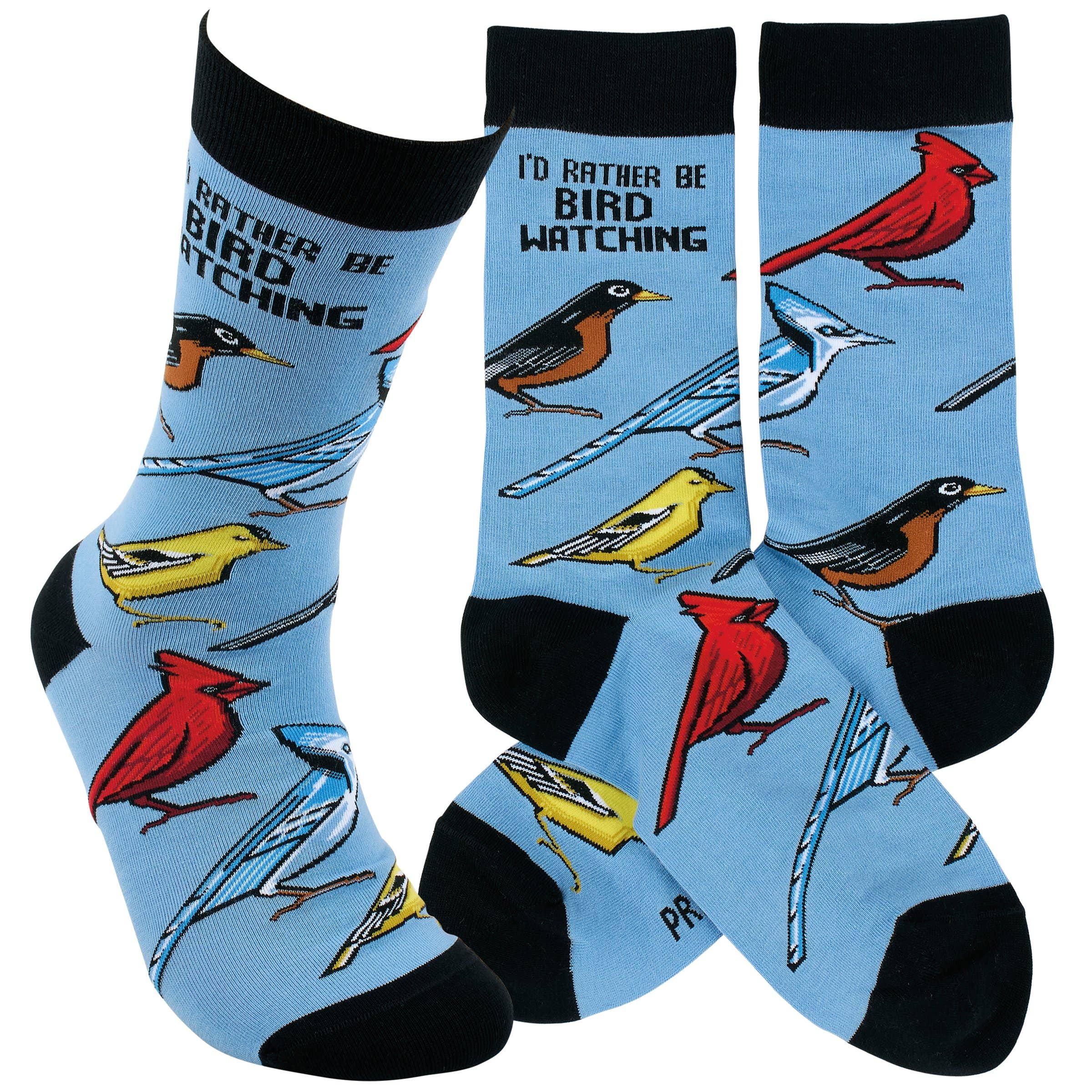 I'd Rather Be Bird Watching Socks