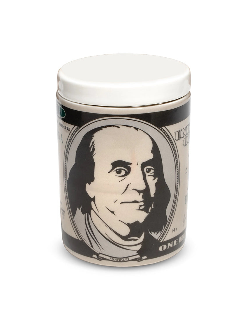 Ceramic Trinket Container - Money / $100 Bill