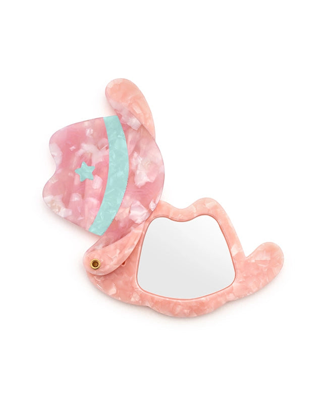Cowgirl Hat Compact Mirror