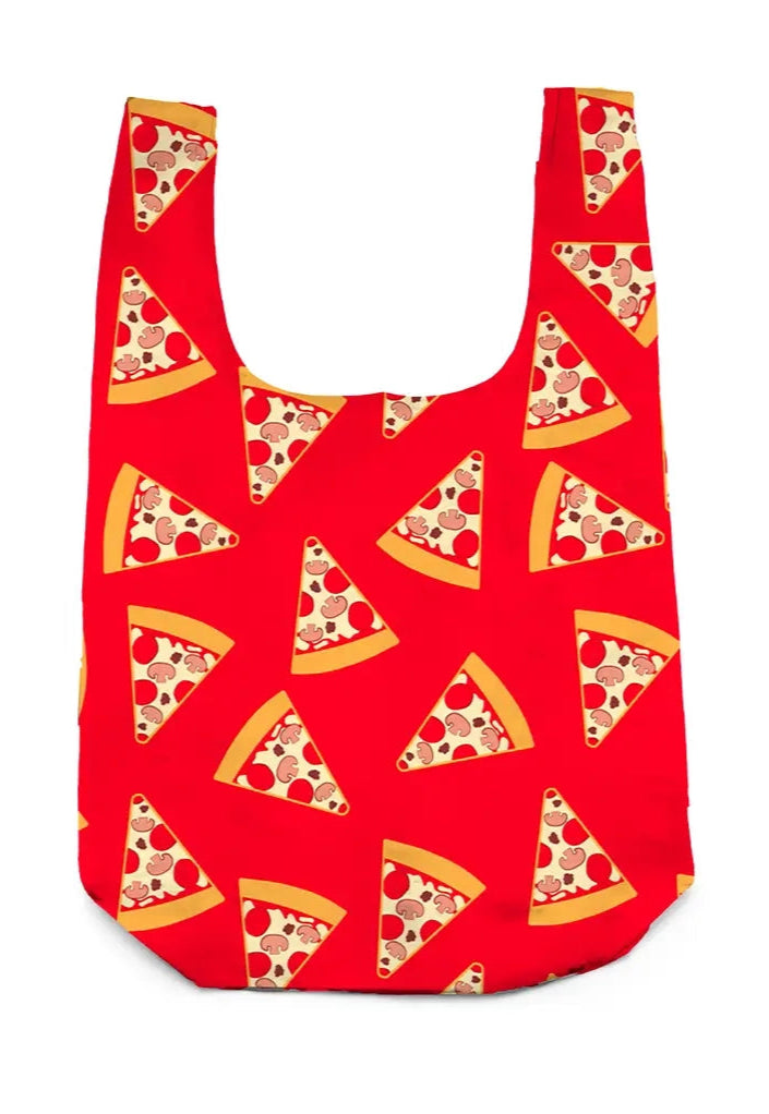 Bag Charm / Reusable Shopping Bag - Pizza
