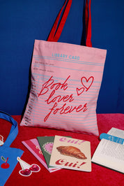 Book Lover Forever Library Tote Bag