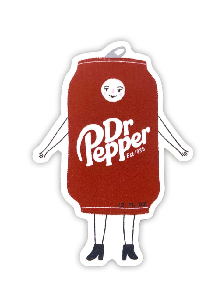 Dr Pepper Person Sticker