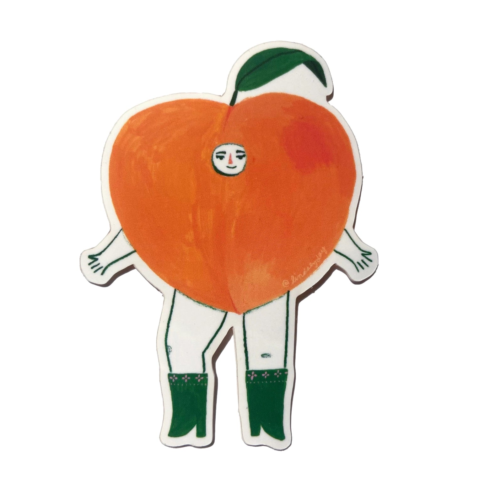 Peach Person Sticker – Happy Keeps