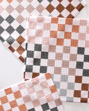 Dish Cloth Set - Boho Checkered