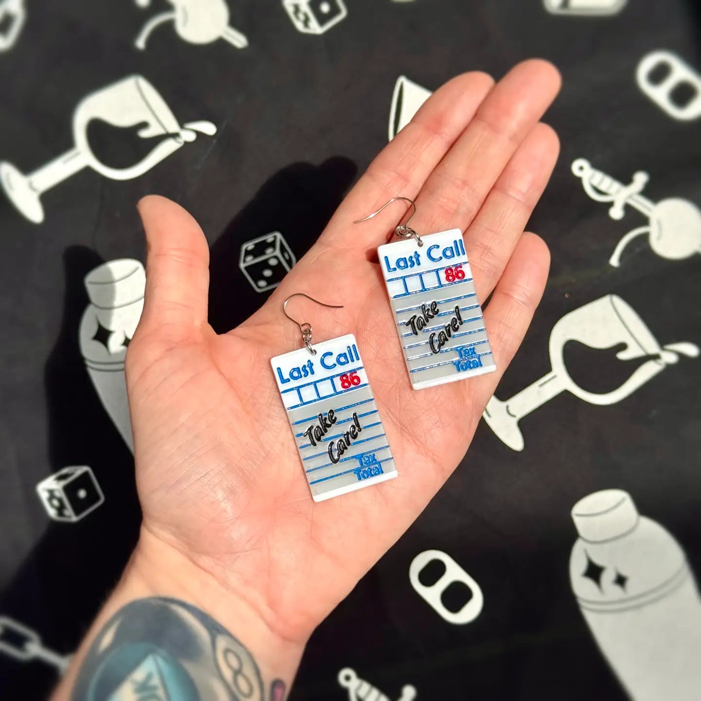 Guest Check Earrings