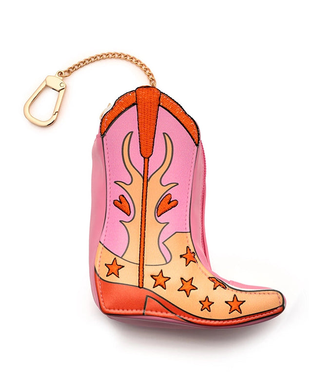 Bag Charm / Reusable Shopping Bag - Cowgirl Boot