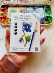 Violet Mini Watercolor Kit