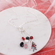30” Ohio State Cluster Necklace