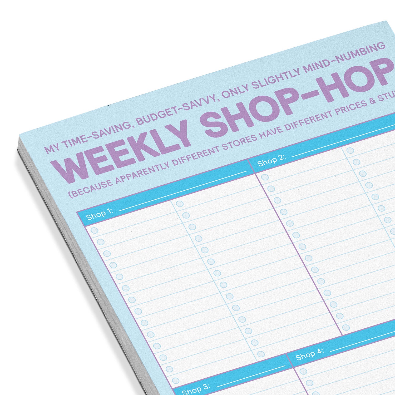 Weekly Shop-Hop Notepad w/ Magnet