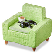 Lounging Cat Chair Trinket Box