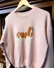 King Charles Spaniel Dog Knit Sweater