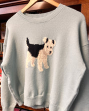 Fox Terrier Dog Knit Sweater