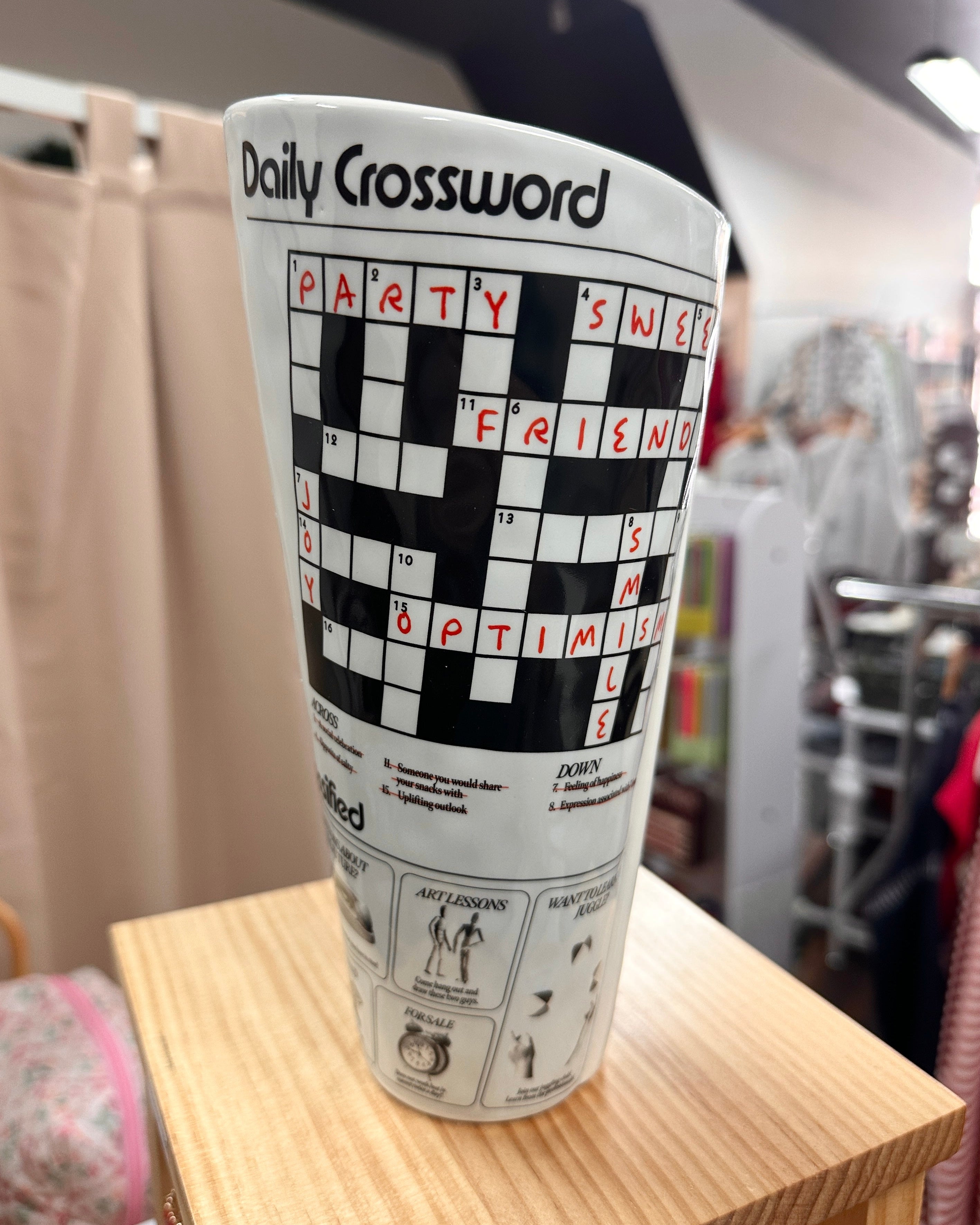 Newspaper Ceramic Vase