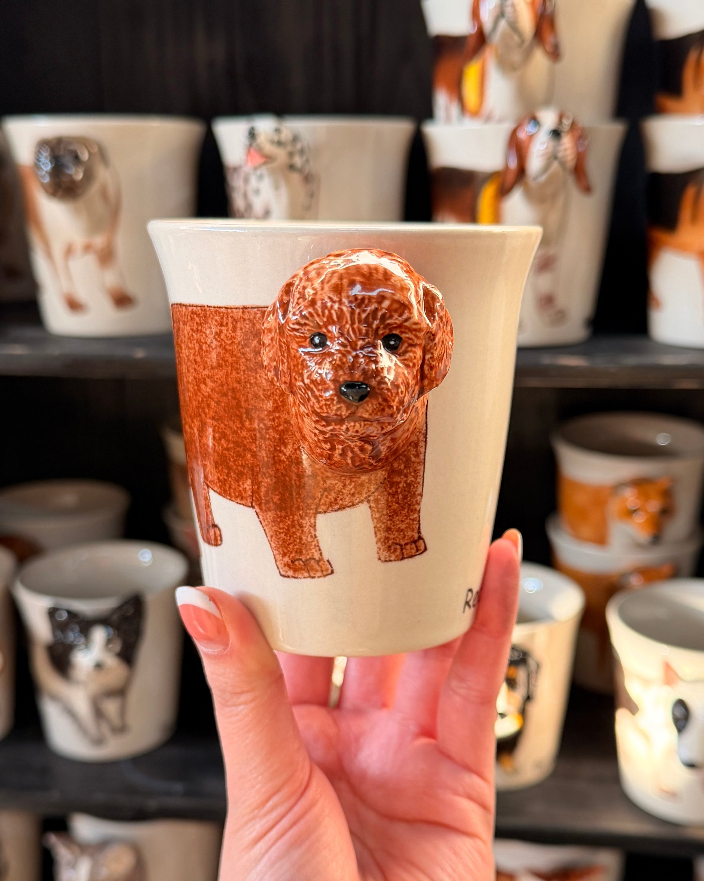 Red Poodle Mug