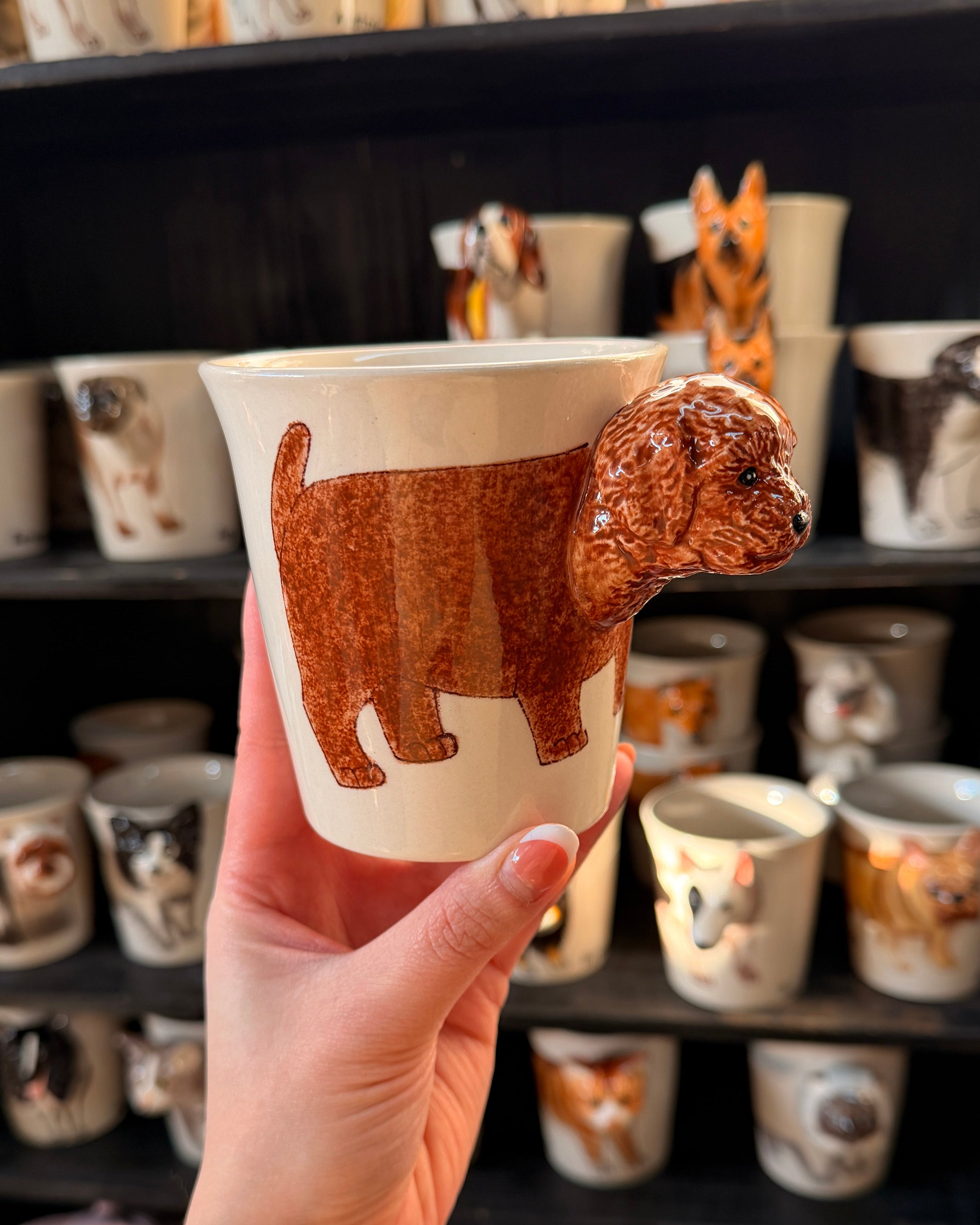 Red Poodle Mug