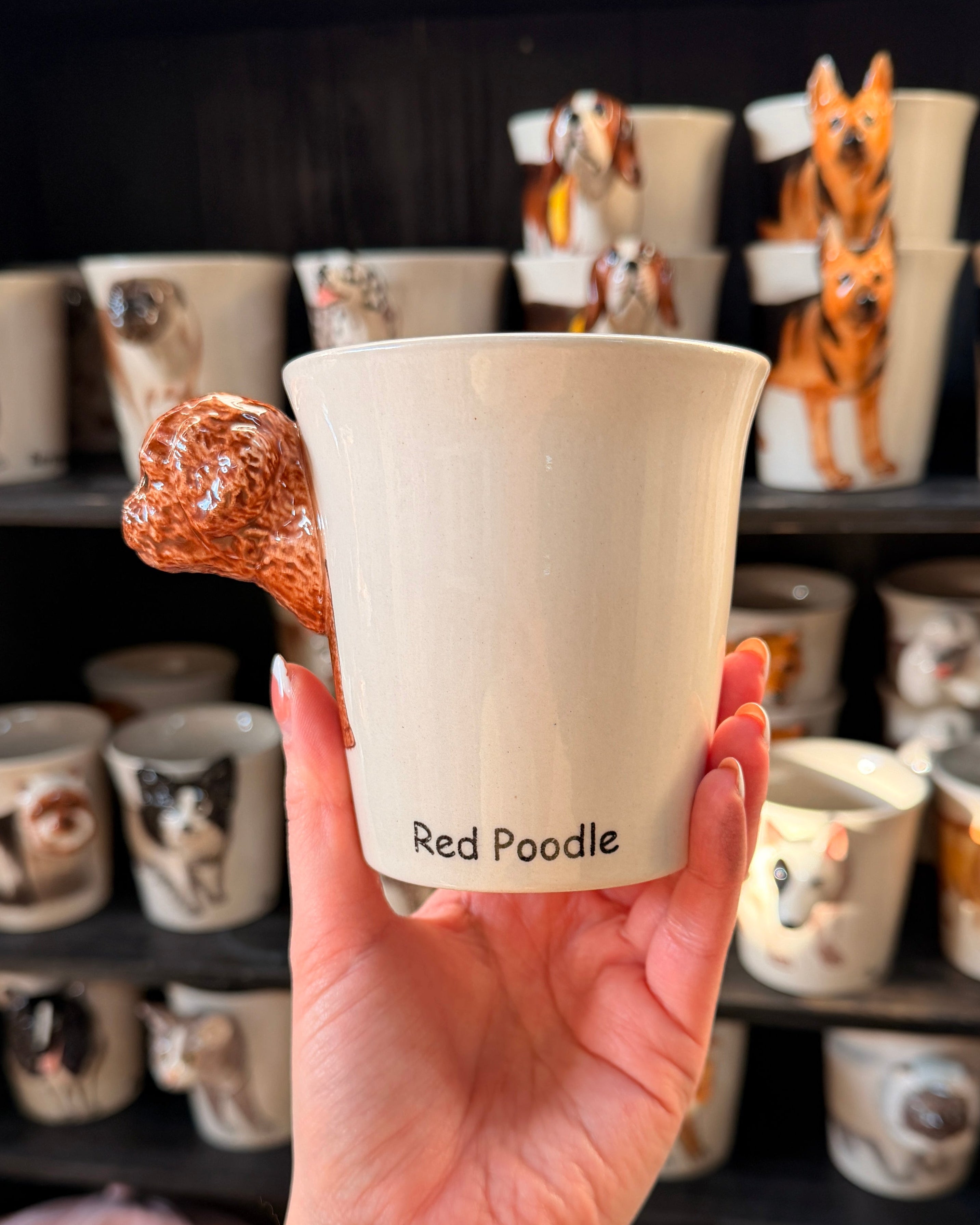 Red Poodle Mug