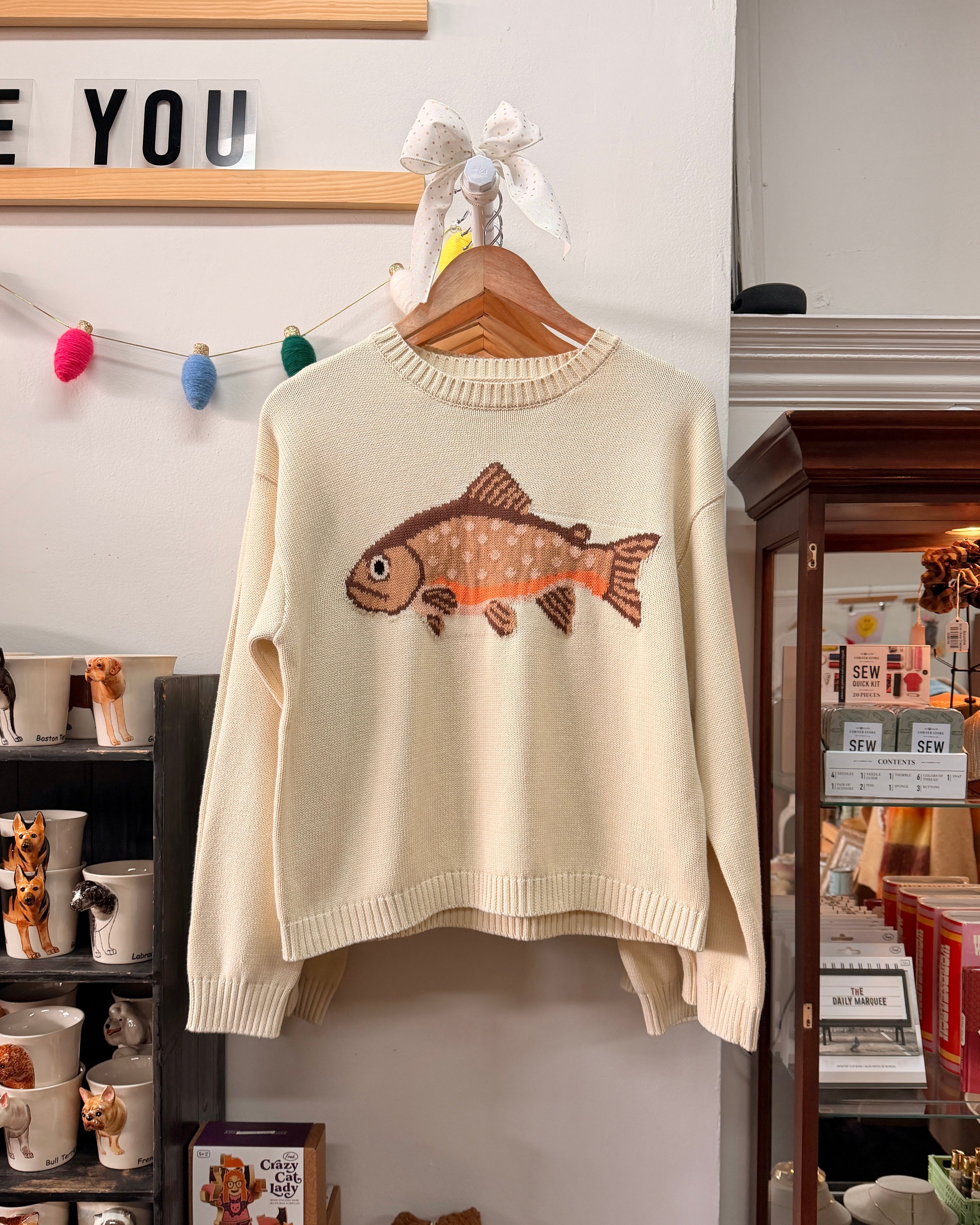 Trout Fish Sweater