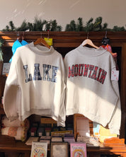 Mountain + Lake Reversible Mockneck Sweatshirt