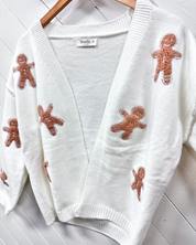 Gingerbread Man Cardigan