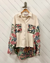 Oversized Floral Shacket