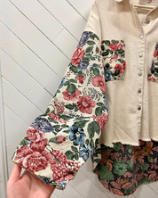 Oversized Floral Shacket